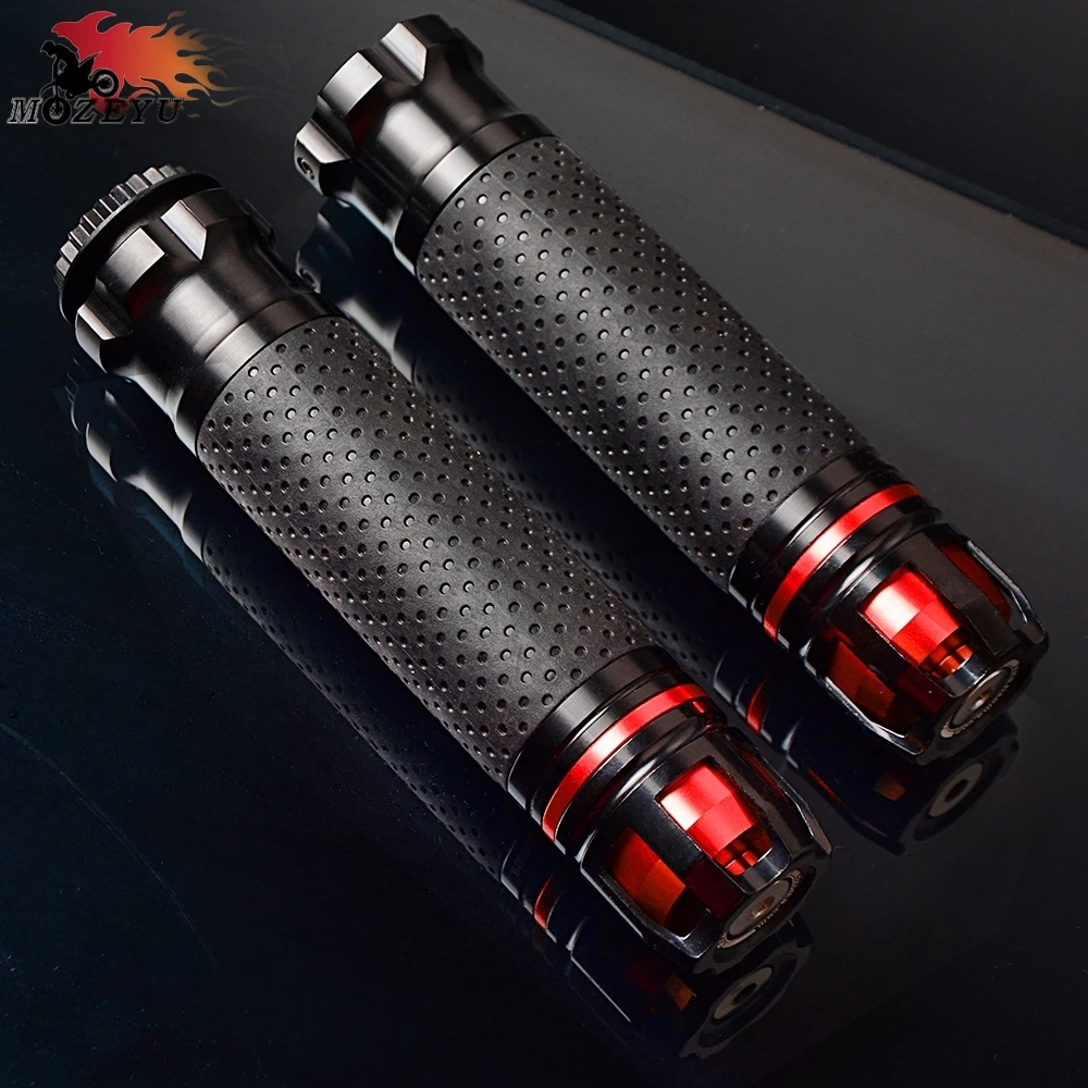 7/8" 22MM CNC Motorcycle Universal Grips For Aprilia FALCO/ SL1000 Handle bar end Handlebar DORSODURO 750 1200 MANA RSV MILLE/ R