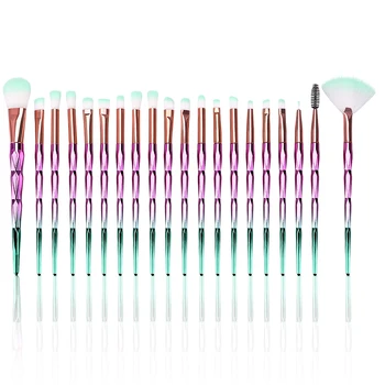 

32/20PCS Diamond handle Makeup Brushes set Professional Eyeshadow Foundation Blush Electroplating colorful Cosmetics Makeup tool