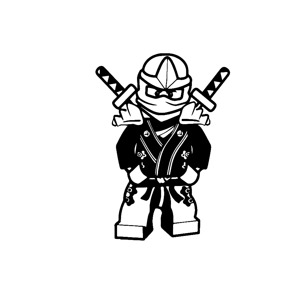 NEW-Wall-Stickers-Lego-Ninja-Decals-For-Kids-Rooms-Lego-Sticker-Vinyl-Wall-Art-Decal 副本