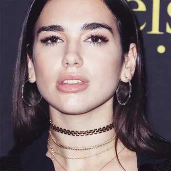 

BAO STYLE Bella Hadid Kendall to fold wear necklace necklace chain of clavicle