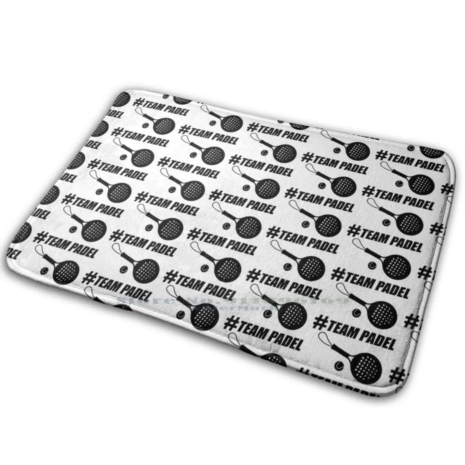 Hashtag Team Padel Mat Rug Carpet Anti Slip Bedroom Entrance Door Mat
