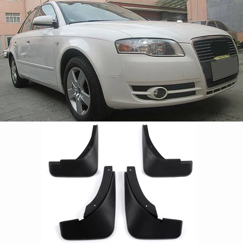 

FRONT&REAR MUDFLAPS MUD FLAP FIT FOR AUDI A4 B7 2005 2006 2007 2008 MUD FLAPS SPLASH GUARDS MUDGUARDS FENDER ACCESSORIES