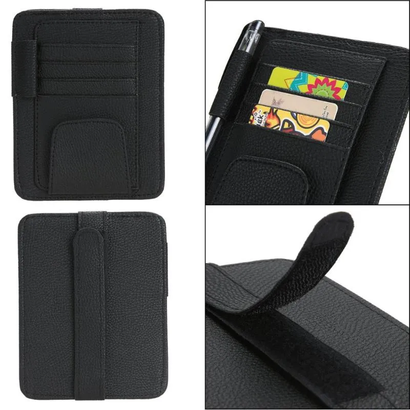 Multiuse PU Авто Укладка Tidying клип автомобильная сумка для хранения зонтика солнцезащитный козырек Солнцезащитные очки ручка держатель карты для крыши автомобиля
