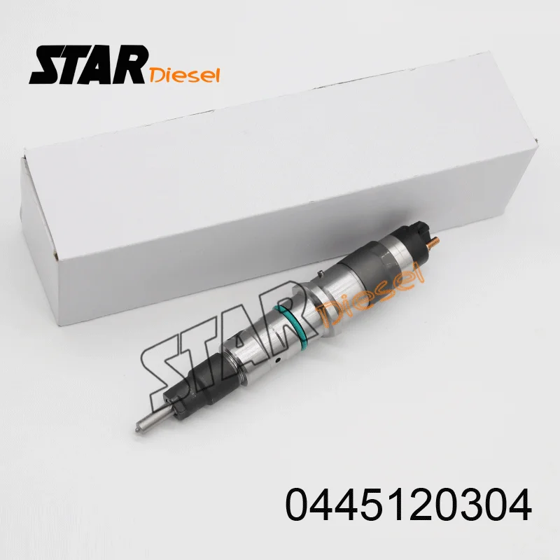 Автозапчасти Common rail дизельные топливные форсунки 0 445 120 304(5283275) и впрыска 0445120304 в сборе для bosch Cummins ISLe Eu3