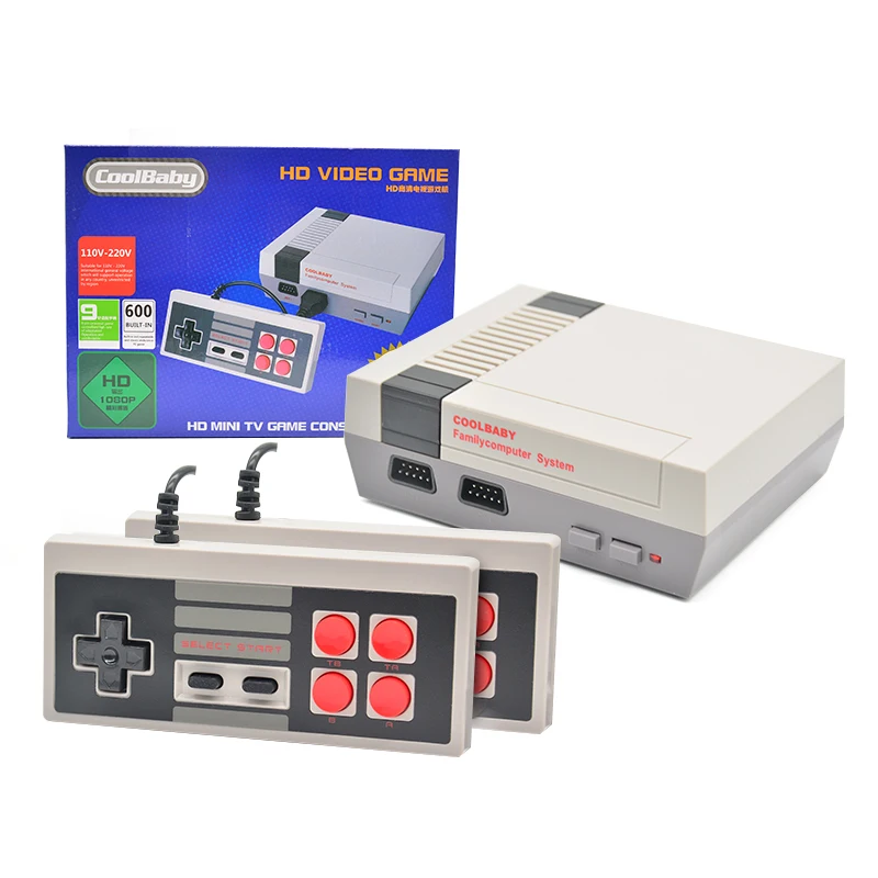 Dropshipping 6 kind HDMI/AV Output Mini TV Handheld Retro Video Game Console with Classic 600 games Built-in for 4K TV PAL& NTS