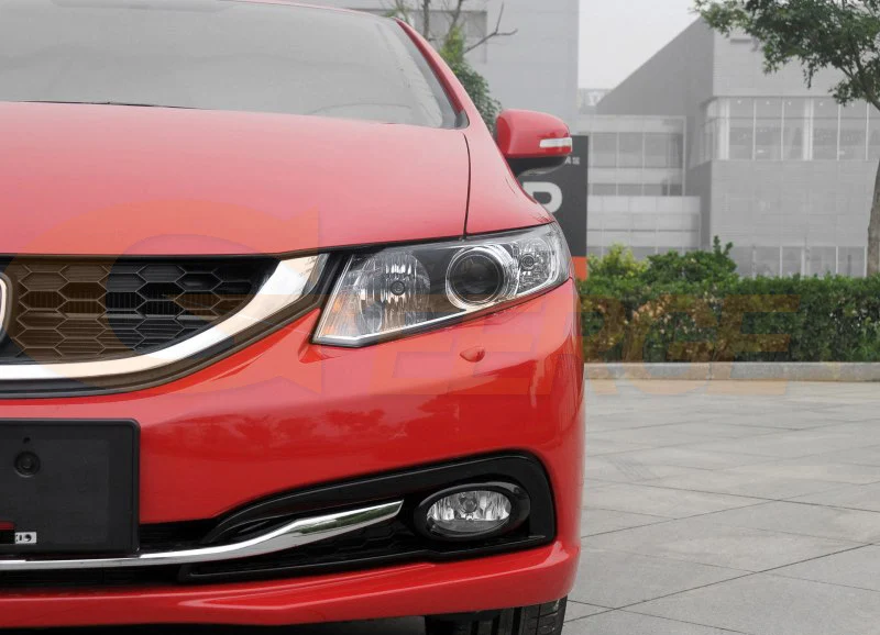 Для Honda Civic Sedan 2012 2013 2014 2015 проектор HD ультра яркий SMD СВЕТОДИОДНЫЙ ангельские