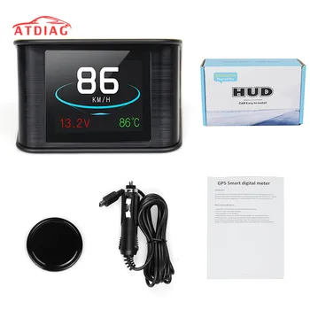 

Hud t600GPS T600 OBD Computer Car Speed Projector Digital Speedometer Display Fuel Consumption Temperature Gauge Diagnostic Tool