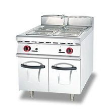 BS-859 Vertical Gas Four-pot Insulation Soup Pool With Cabinets Hotel Equipment Commercial Luxury Furnace Electric Furnace