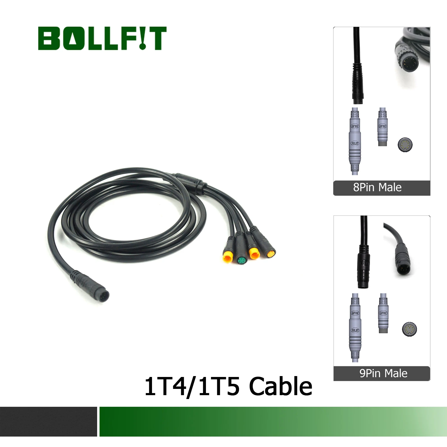 Кабель Bollfit Jule 1 в 4 для электрического велосипеда водонепроницаемый контроллер