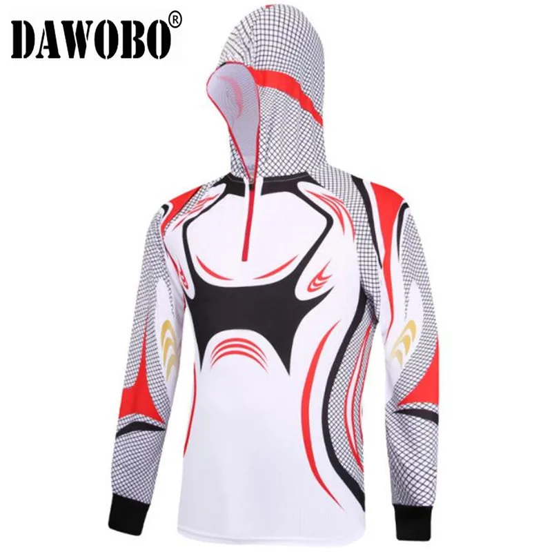 Hooded 03 Новое поступление мужская womon дышащая одежда для рыбалки быстросохнущая анти-УФ 40+ анти-москитная с длинным рукавом и капюшоном рыболовные рубашки - Цвет: Hooded 03