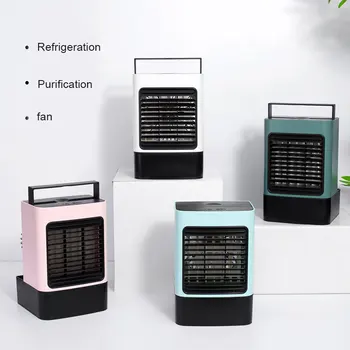 

Portable Air Conditioner Personal Air Cooler Fan Mini Evaporative Cooler Desk Table Fan Quiet Air Circulator Humidifier MD88