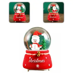 Globe de neige en verre résistant aux chutes, ornement Miniature de noël, cadeau pour fille 