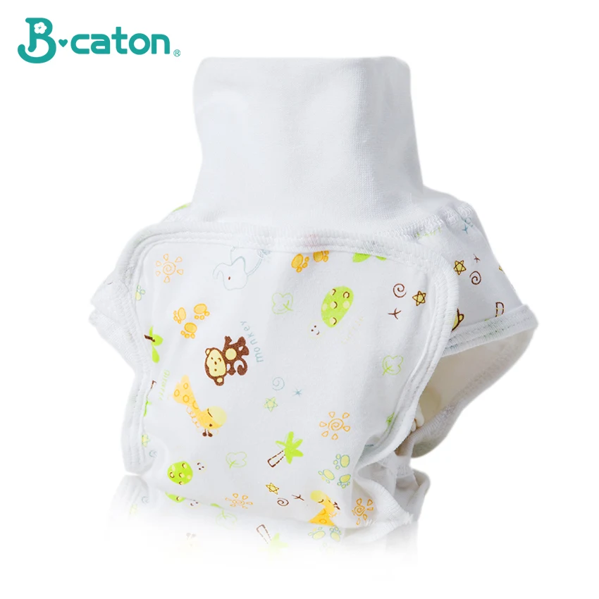 

Diapers Baby Cotton Pants Umbilical Protective Baby Cloth Diapers Reusable Nappy Pants Tpu Waterproof Soft Hook And Loop S/M/L