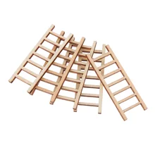 5 шт. новые мини деревянные ступенчатые лестницы Сказочный Сад миниатюры DIY кукольный домик микро пейзаж садовый орнамент товары для украшения дома