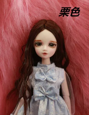 1/6 BJD Кукла шарнирная кукла окрашенные глаза Bjd пластиковая кукла 30 см куклы для девочек игрушки длинный парик волосы тело мода кукла для девочек - Цвет: 24