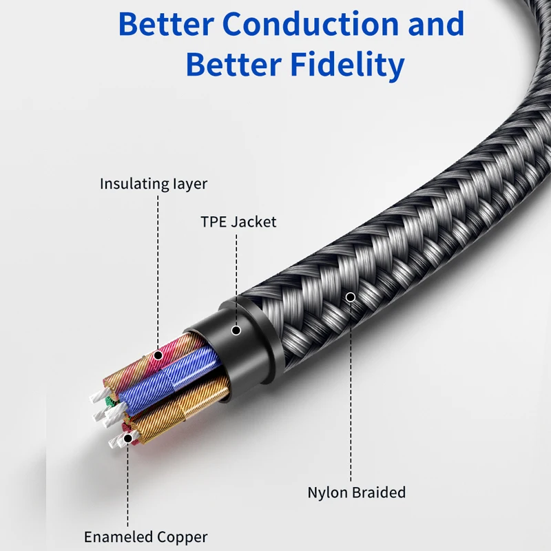 Jsaux MFi Lightning to 3 5mm Jack Aux Cable iPhone Headphone Adapter iPhone adapters for iPhone 11 12 Pro Audio Splitter Cable