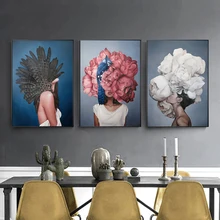 GATYZTORY ציור על ידי מספרים עבור ססגוני פרחוני נוצת אישה DIY תמונות על ידי מספרי נוף ללא מסגרת ציור דיגיטלי(China)