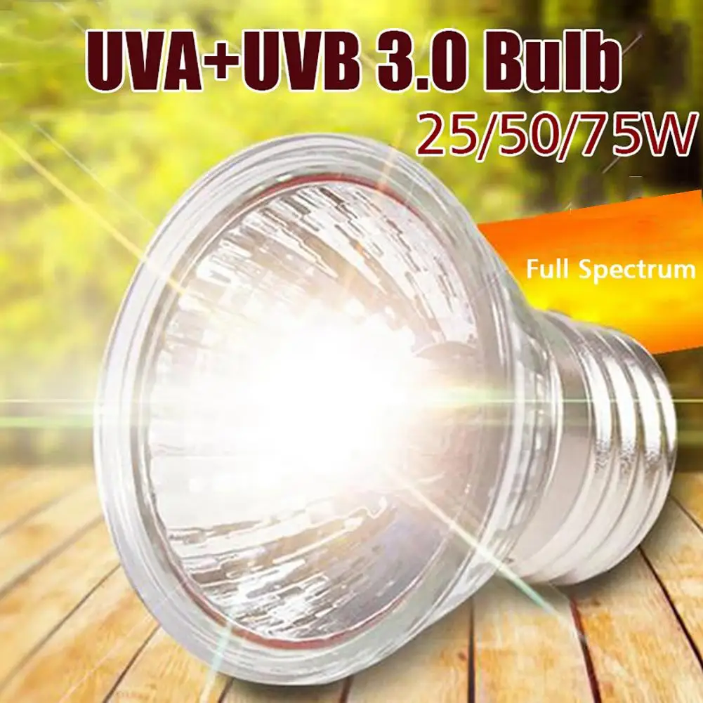 25/50/75W 110V E27 UVA+ UVB Тепловая нагревательная лампа Светильник лампы для домашних животных ре среды обитания светильник Инж