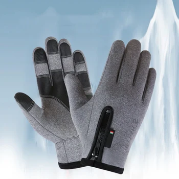 

2020 Winter Waterproof Cycling Gloves Fingers Touch Screen Bike Gloves Windproof Sport MTB Road Full Finger Bicycle Gloves