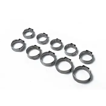 

Round Hose Clamps Hydraulic O-Clips Equipment Tool Accessories 100pcs Plus