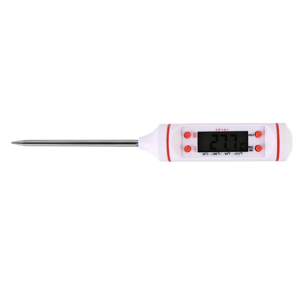 

Electronic Needle Food Thermometer Waterproof Barbecue Thermometers Measure Milk Temperature Baking Household Kitchen Tool