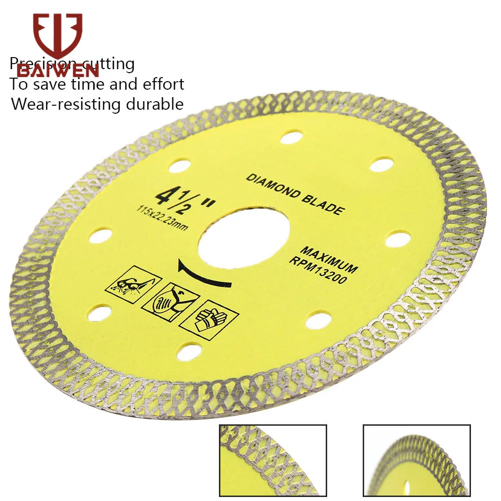 Сверхтонкий Алмазный фарфоровый пильный диск круглой формы X алмазный режущий