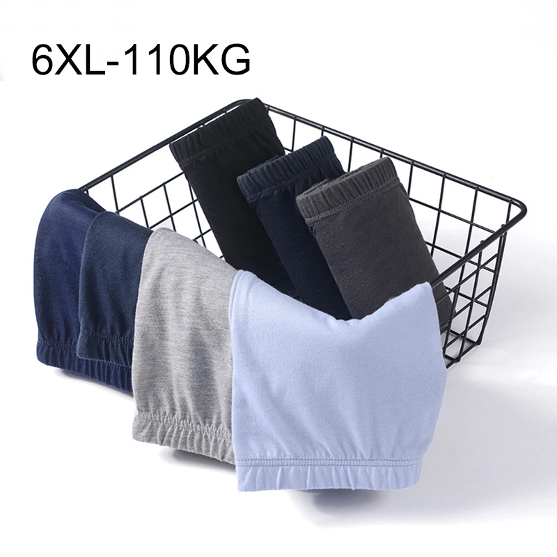 

6Pcs/lot 6XL5XL XXXXL Plus Size Mens Boxer Men Shorts Oversize Men Underwear Cotton Male Underpant Loose Large Short