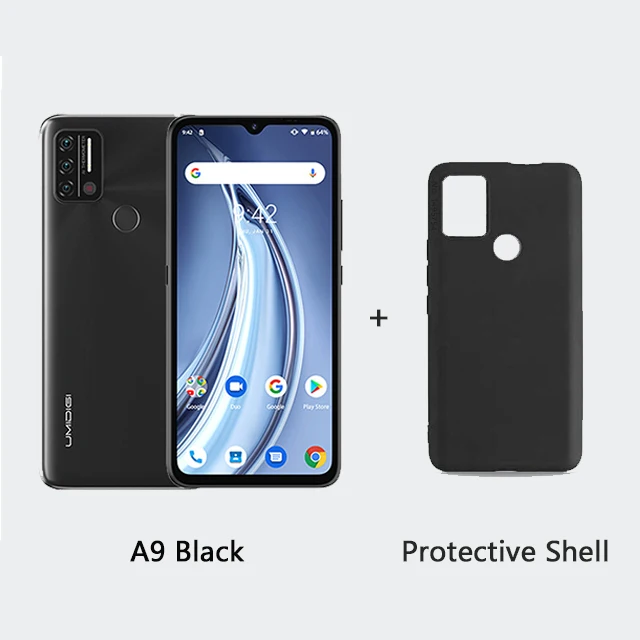 UMIDIGI A9 Global Version 3GB+64GB Triple Camera 13MP Android 11 Helio G25 Octa Core 6.53" HD+ 5150mAh Dual SIM Cellphone newest umidigi phone UMIDIGI