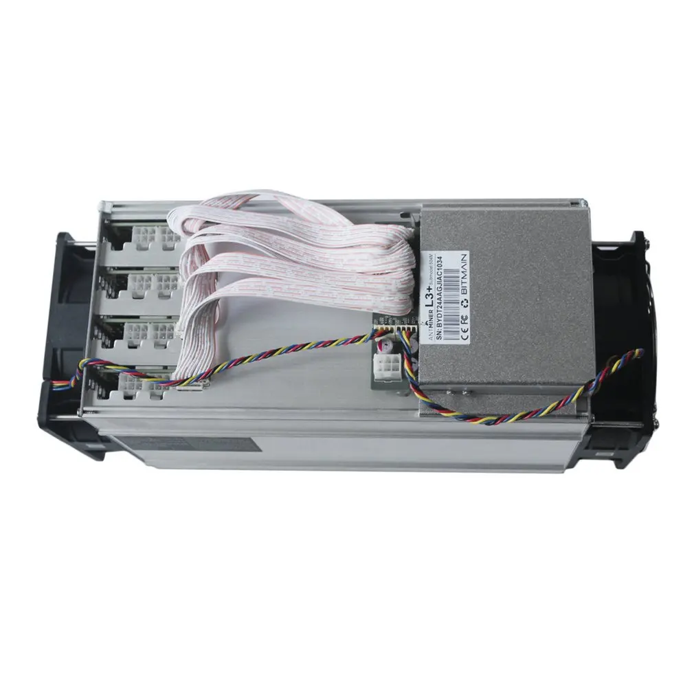 Antminer L3+ 504MH/s горная машина 800 Вт на стене Scrypt Miner выход защита от короткого замыкания защита от перегрева