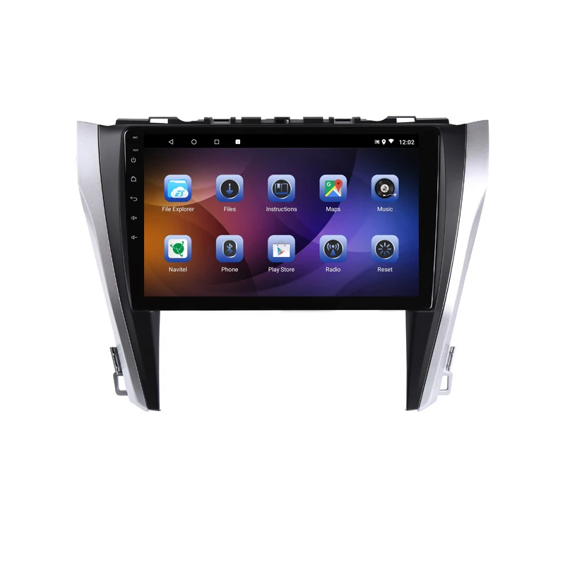 Автомобильный DVD плеер с GPS навигацией 10 1 дюйма 4 Гб ОЗУ 8 ядер Android для Toyota camry 2015 2016