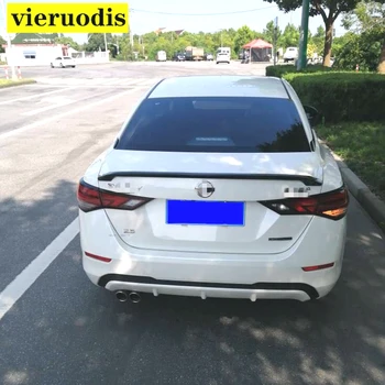 

For Sentra SYLPHY Spoiler 2020-2021 Nissan Sentra RS High Quality Spoiler ABS Material Car Rear Wing Primer Color Rear Spoiler