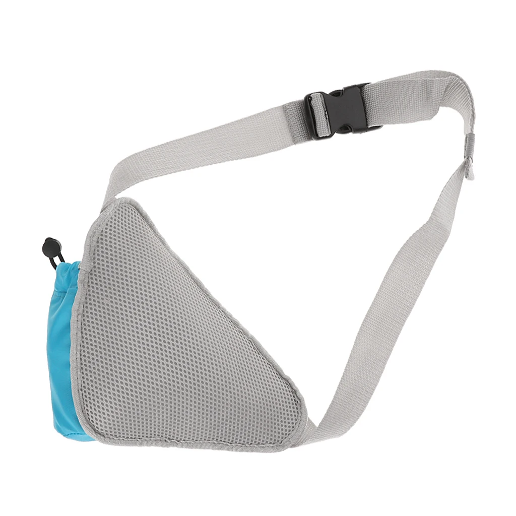 Multi-use Sports Running Triangle Waist Bag Bum Fanny Pack Hiking Cycling Jogging Belt Water Bottle Pocket Shoulder Chest Bag