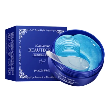 

60pcs Blue Crystal Collagen Eye Mask Remove Dark Circle Anti-Aging Anti-Puffiness Eye Patches Crystal Beauty Skin Care
