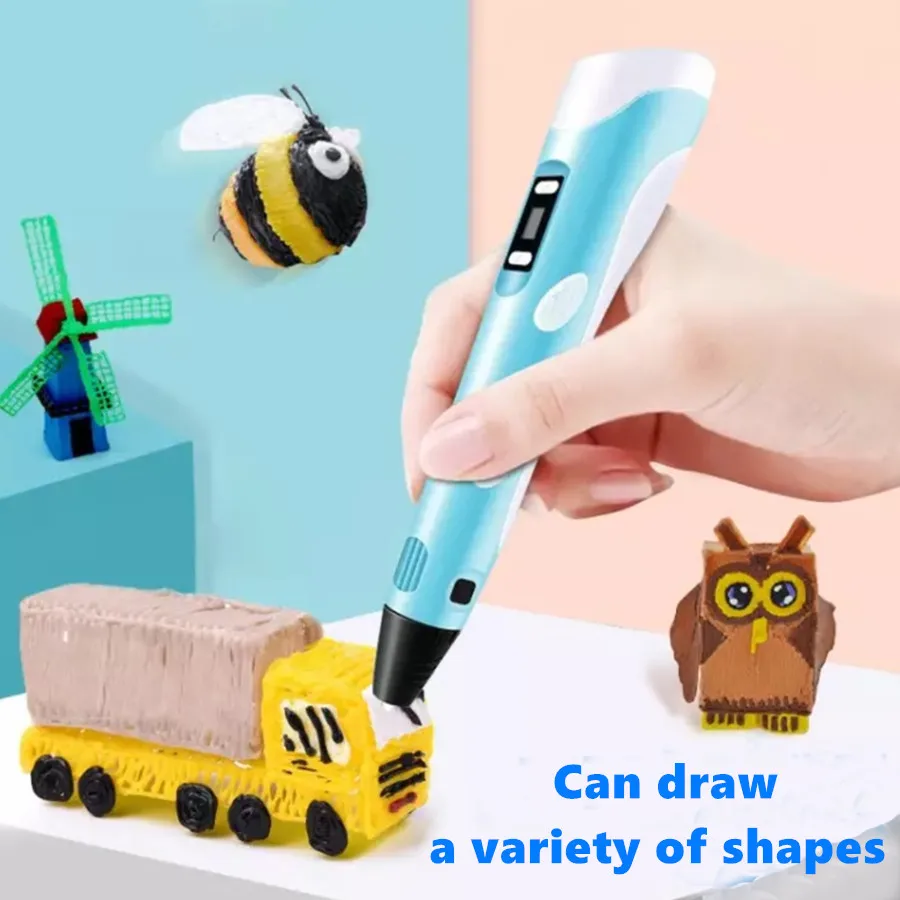 3d ручки myriwell + нить из АБС пластика 20*10 м ручка 3 d Creative3d для рисования лучший