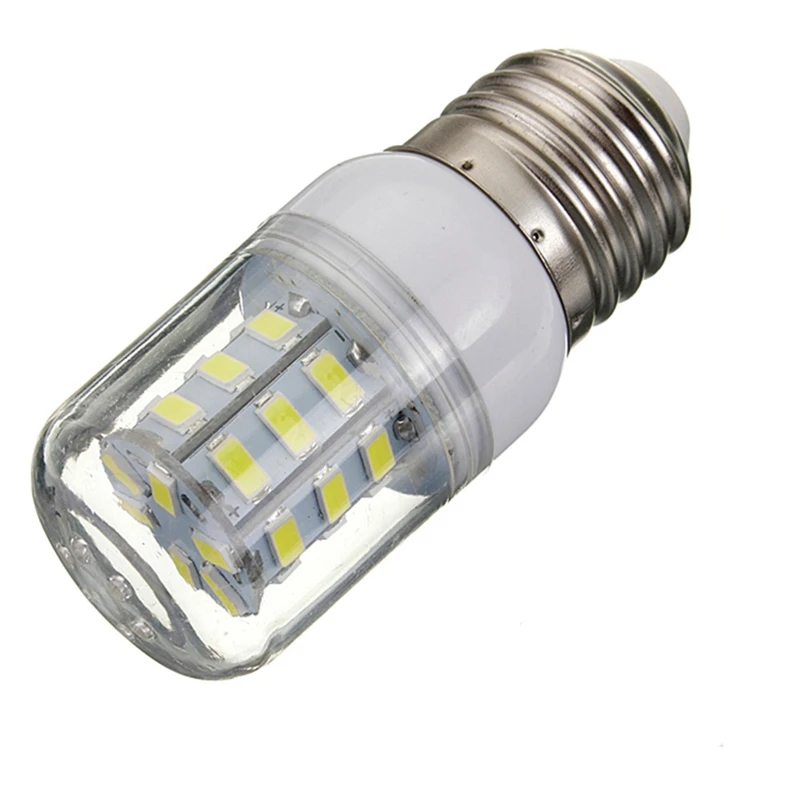 27 Светодиодная Лампочка 5730 SMD супер яркая E27 DC 12V Энергосберегающая лампочка-Кукуруза лампа прожектора белого освещения дродоставка