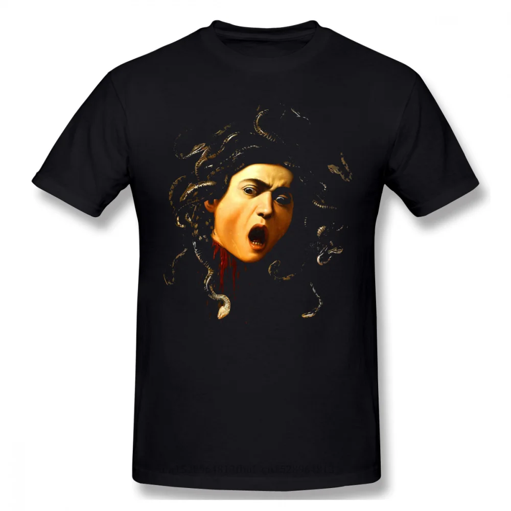 Caravaggio Medusa Art Lover Special Tshirt Goth 1980S Subculture Rock Romance Casual Size S-6Xl T-Shirt Estiva Per Uomo Donna