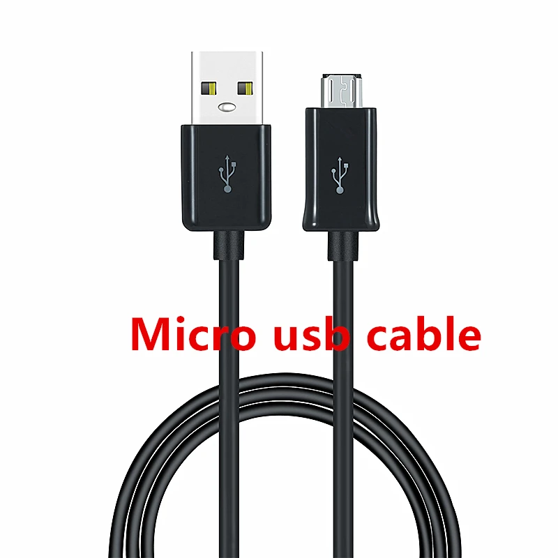 only black cable Адаптер с вилкой EU 5V 2A кабель Micro USB для быстрой зарядки samsung galaxy Redmi 7 7a 6a Go Nokia 6 5 4,2 Honor 8X 7A 8A Android phone - Тип штекера: only black cable