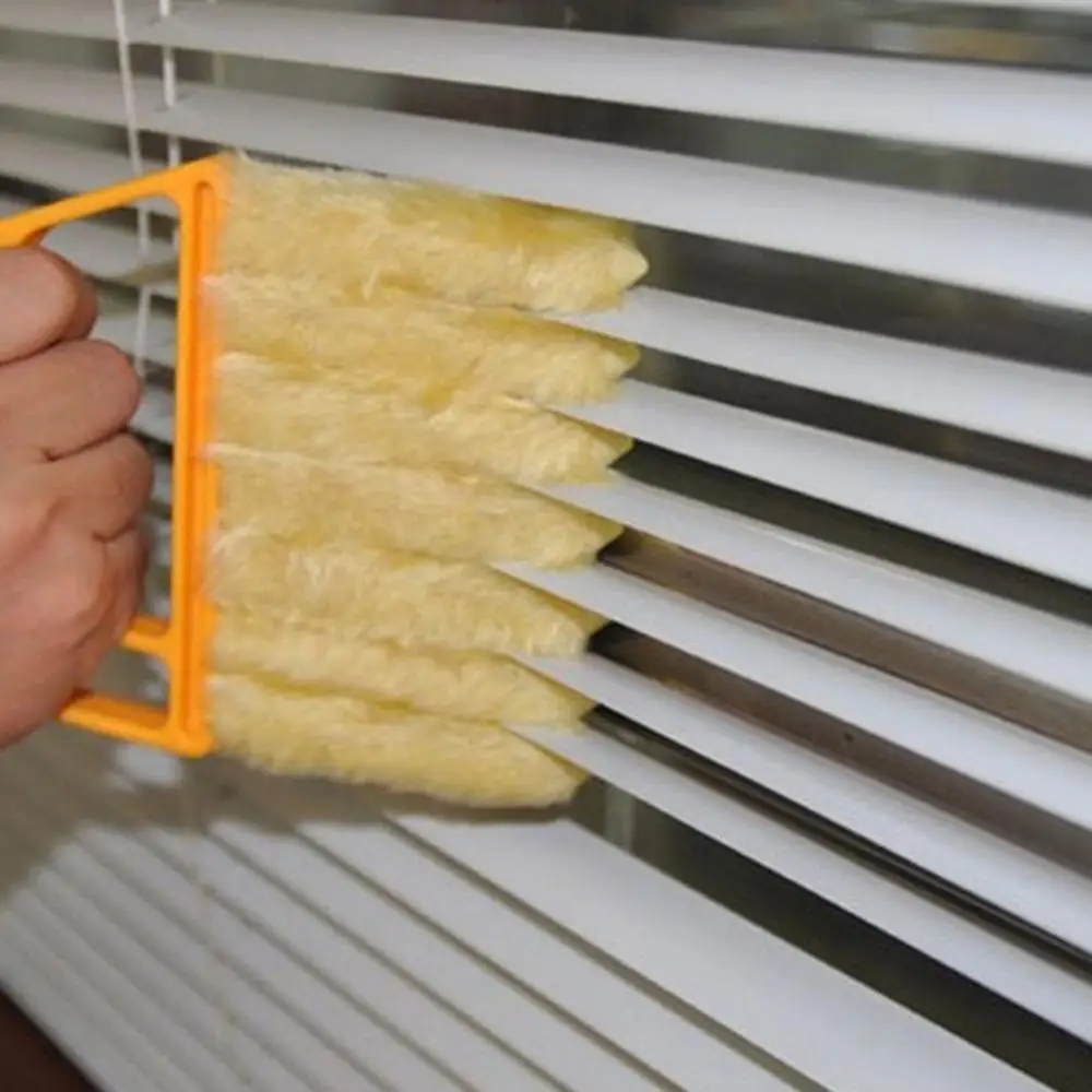 

new design Microfiber Window cleaning brush Venetian Blind Cleaner Air Conditioner Duster Household Cleaning Tools hot sale