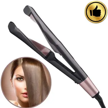 

Professional 2 in 1 Twist Hair Curler Curling Tongs Beach Wave Curling Iron Ceramic Flat Iron Hair Straightener Styling Tools
