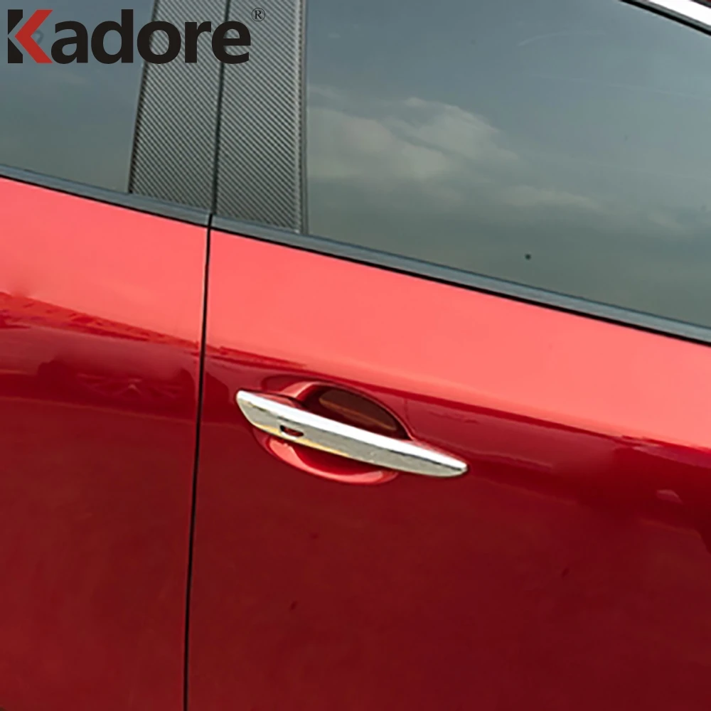 Крышка ручки двери для Mazda 3 M3 Axela 2019 2020 Sedan ABS Chrome отделка автомобиля внешние