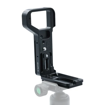 

Aviation Aluminum Durable Threaded Holes L Plate Quick Release Vertical Shooting Right Angle Hand Grip Photography For Sony A9