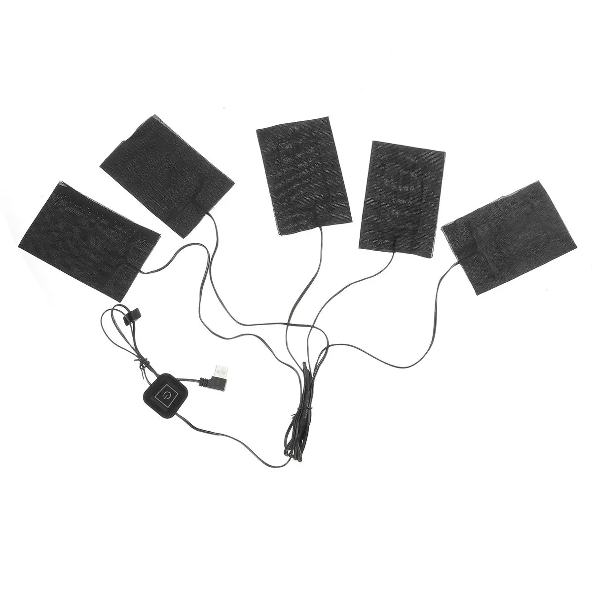 1 шт., Электрогрелка для одежды, куртки с USB, жилетки, грелки с 3 режимами, переключатель температуры, тепловая одежда для улицы, зимняя теплая одежда