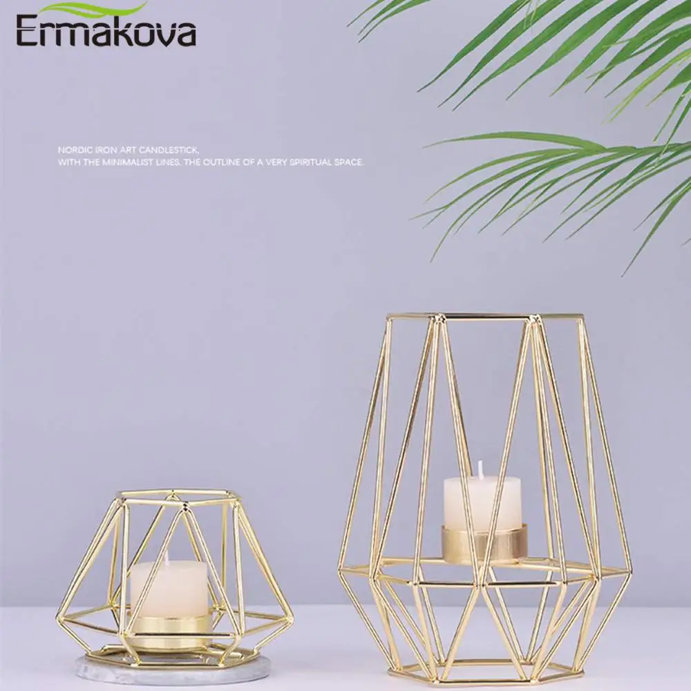 ERMAKOVA столб геометрические подсвечники скандинавском стиле подсвечник канделябр главное украшение дома свадебное украшение стола