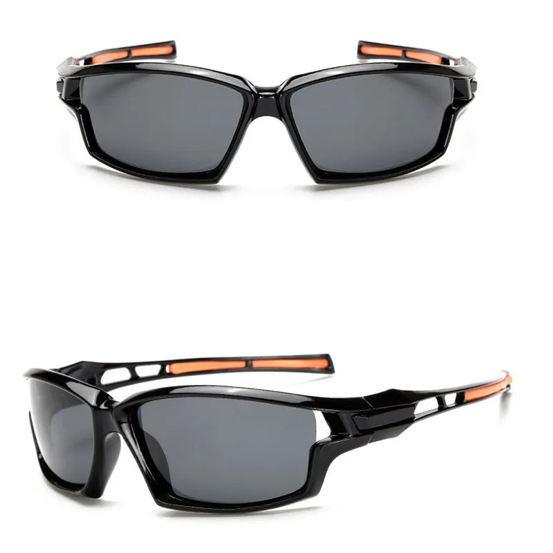 RBROVO, летние поляризационные солнцезащитные очки для мужчин, для улицы, для рыбалки, вождения, солнцезащитные очки, фирменный дизайн, UV400, классические винтажные очки - Цвет линз: Black Orange