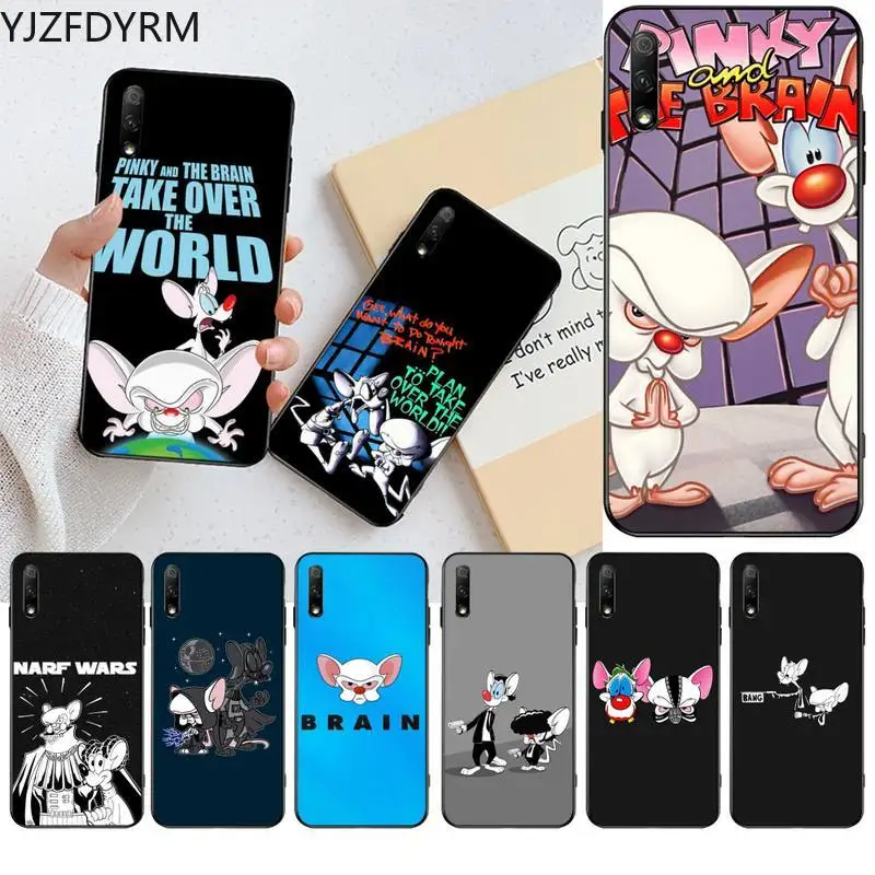 

YJZFDYRM Pinky And The Brain Phone Case For Huawei Nova 6se 7 7pro 7se honor 7A 8A 7C Prime2019