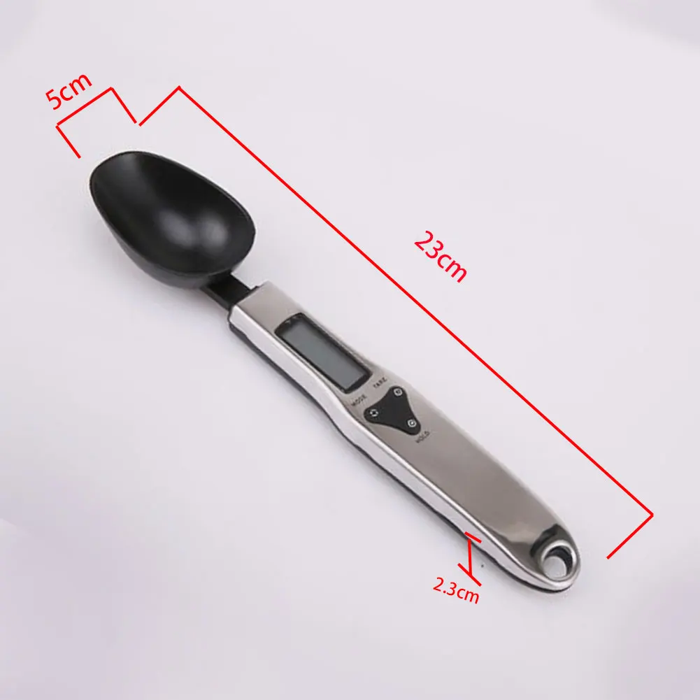 Мерная Ложка 300 г/0,1 г с ЖК-дисплеем, точная простота в эксплуатации, цифровой инструмент для приготовления выпечки, объем еды, портативные кухонные принадлежности