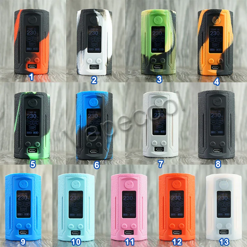 20 шт WISMEC Reuleaux RX GEN3 двойной чехол и силиконовый чехол, нескользящий чехол для Vape Reuleaux RX GEN3 Dual 230W Box Mod - Цвет: favor colors tell us