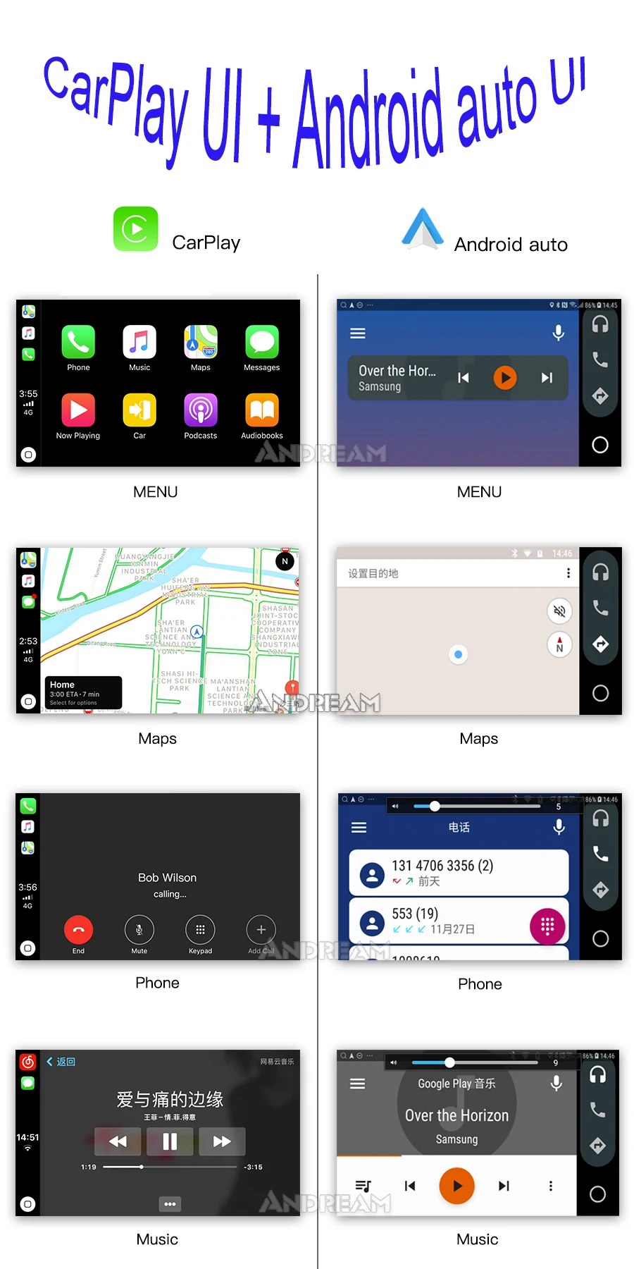 Best Wireless CarPlay Android Auto Interface BOX for BMW 4 5 Series F32 F33 F36 F10 F11 F07 GT NBT system Mirrorlink IOS 5