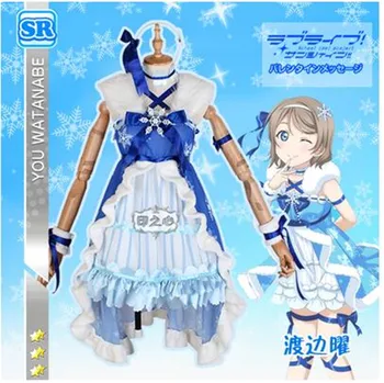 

2019 new lovelive!sunshine Aqours Watanabe You Play Snow Awakening dress full sets A