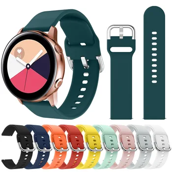 

22mm Silicone Sport Band for Samsung Galaxy Watch SM-R800NZSAXAR 20mm Amazfit BIP Strap for Galxy Watch 20mm Wristband